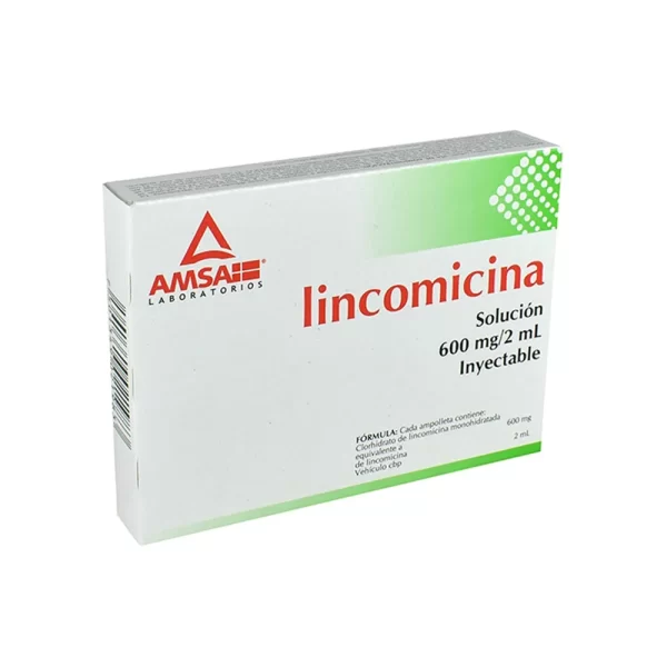 LINCOMICINA INY. 600 MG/2 ML