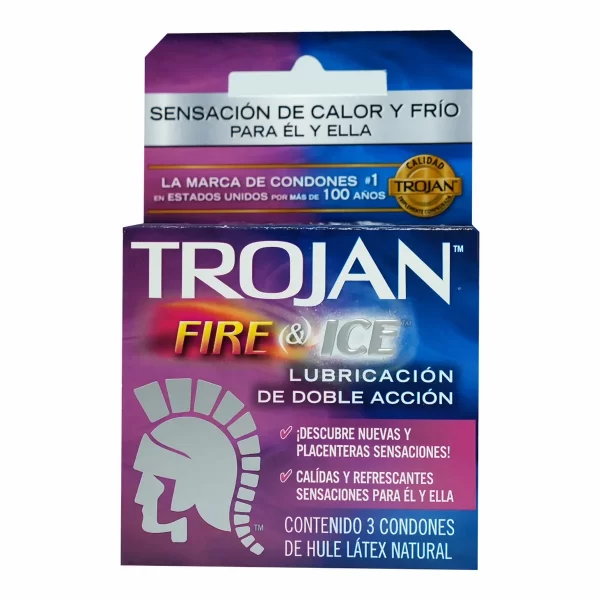 CONDÓN TROJAN FIRE & ICE