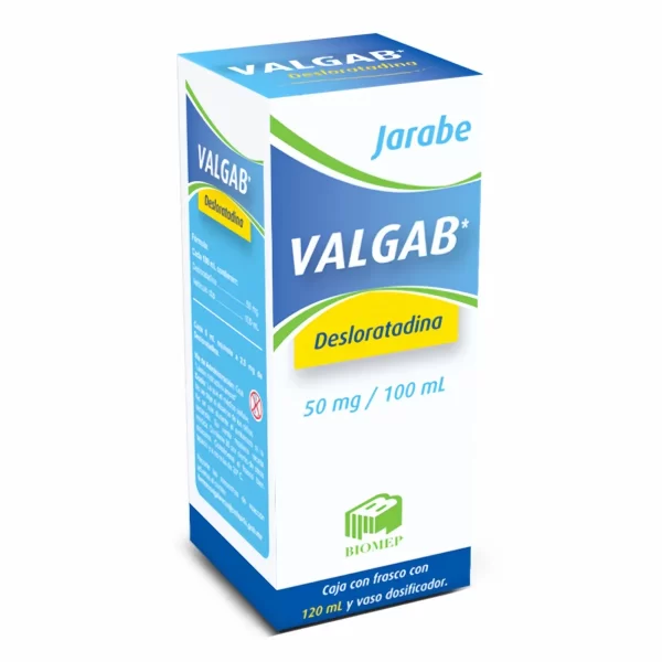 VALGAB JARABE 50 MG/100 ML